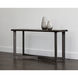 Marley 56 X 18 inch Dark Brown / Antique Gunmetal Console Table